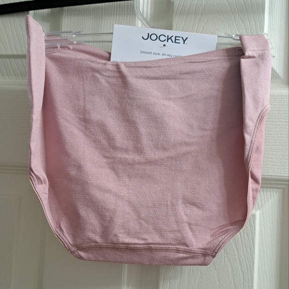 3/$30 • NWT • Jockey • Hi Cut Pink Stretch Seamless Panties Undies Underwear M/6 - Picture 5 of 5